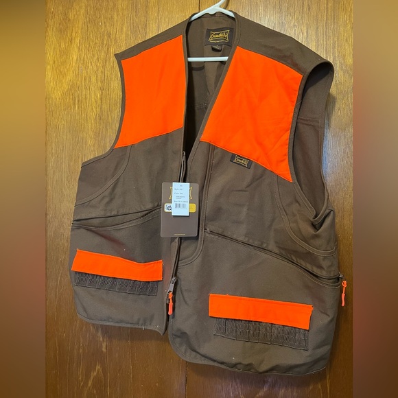 Gamehide Other - Gamehide Lightweight Dove & Upland Vest Dark Brown/Blaze Orange